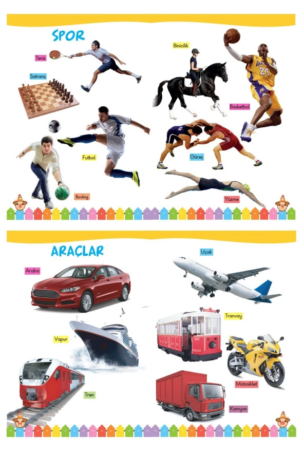 3-6 Yaş İlk Kelimelerim Seti 850 Kelime Öğreten 5 Kitap - 2