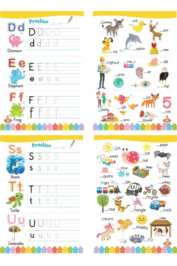 4 - 7 Yaş İngilizce Eğitim Seti 5 Kitap - 6