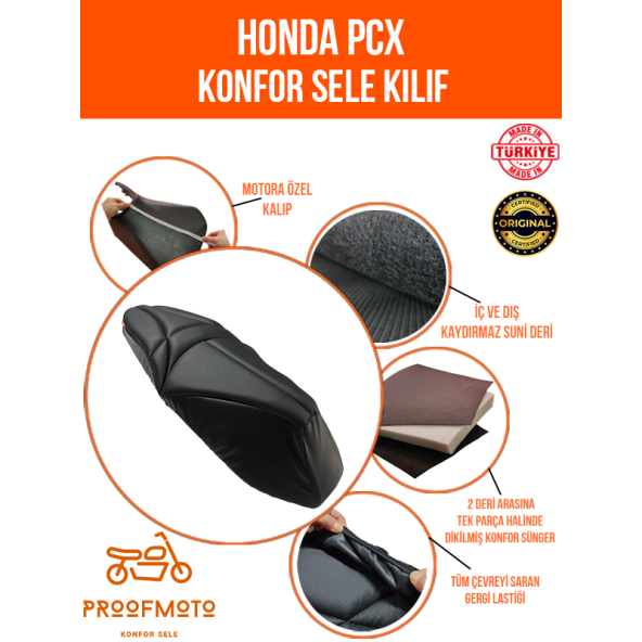 Honda Pcx Konfor Sele Kılıf