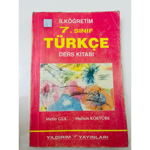 İLKÖĞRETİM 7. SINIF TÜRKÇE DERS KİTABI- 2003 (İKİNCİ EL ÜRÜN) - 1