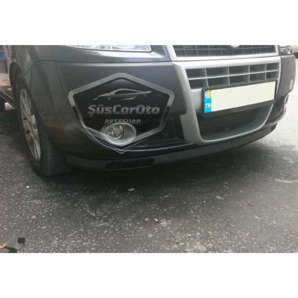 Fiat Doblo D2 2005-2010 Uyumlu Üniversal Laguna Lip Esnek Ön Lip 2 Parça Tampon Altı Dil Karlık Ön Ek - 3