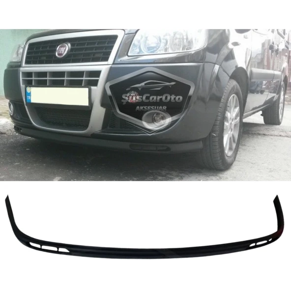 Fiat Doblo D2 2005-2010 Uyumlu Üniversal Laguna Lip Esnek Ön Lip 2 Parça Tampon Altı Dil Karlık Ön Ek - 4