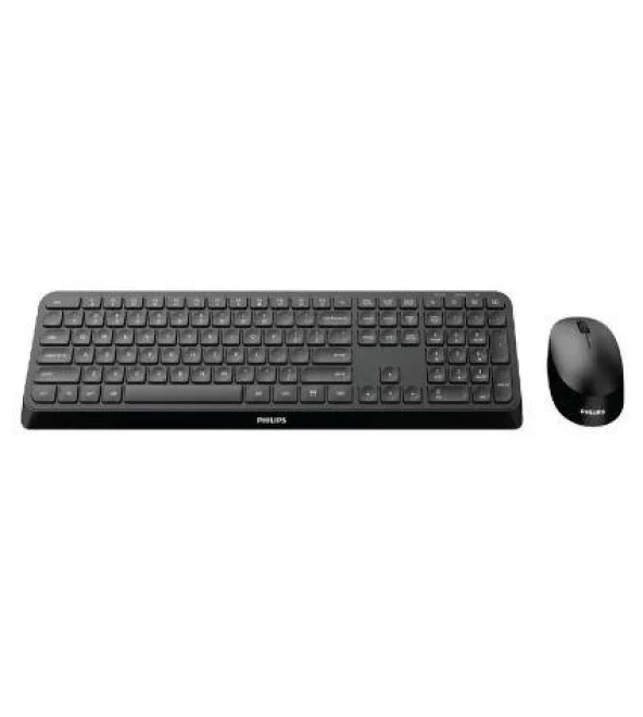 Philips Kablosuz Q Klavye Mouse Set  Spt6307bl/62/Siyah