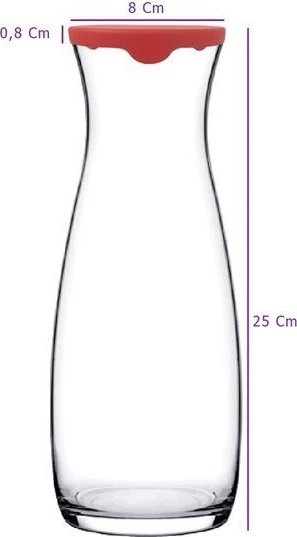 Paşabahçe Amphora 43813K Kapaklı Sürahi Kırmızı - 2