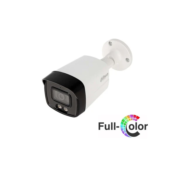 DAHUA  HAC-HFW1209TLM-A-LED-0360B 2MP 3.6 MM 40MT SESLI HD-CVI FULLCOLOR IR BULLET KAMERA