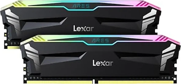 LEXAR LD4BU016G-R3600GDLA ARES RAM DT GAMING DDR4 UDIMM 2X16GB 3600 MEMORY WITH HEATSINK AND RGB LIGHTING BLACK COLOR DUAL PACK