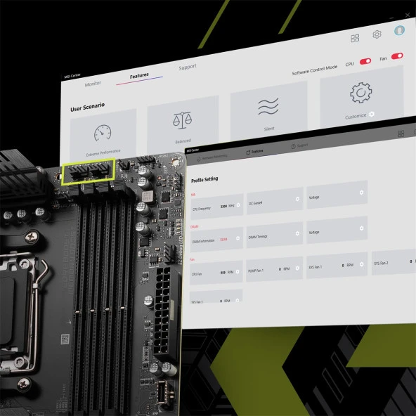 MSI MAG CORELIQUID E360 WHITE 360 MM ARGB FAN SIVI ISLEMCI SOGUTUCUSU - 3