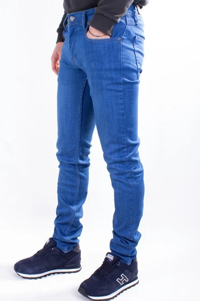 Colt Jeans Perm 9133-208 Düşük Bel Dar Paça Mavi Erkek Jeans Pantolon - 3