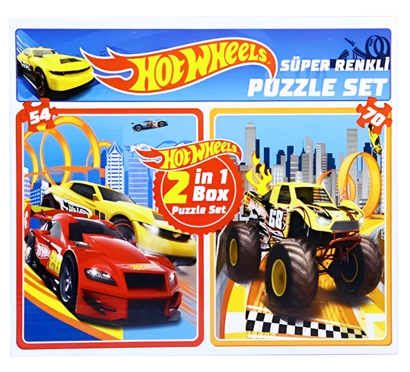 Diytoy Hot Wheels 2 in 1 Puzzle