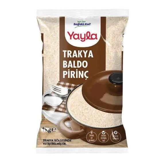 YAYLA TRAKYA BALDO PİRİNÇ 1 KG