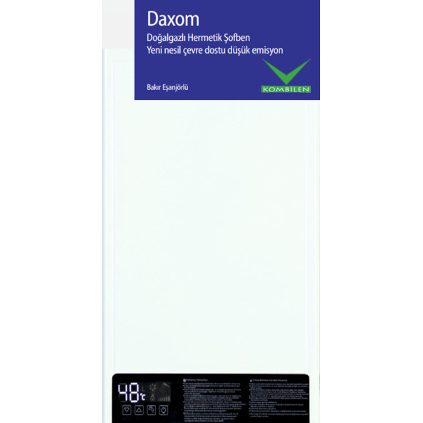 DAXOM UKDAX-12STL Doğalgazlı Hermetik Şofben