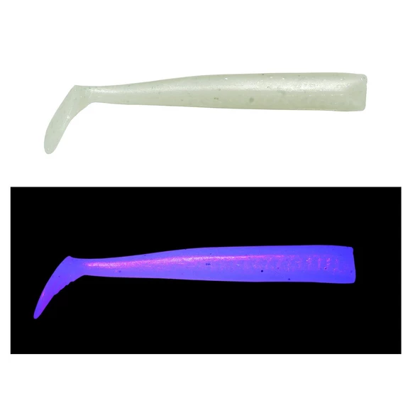 Mef Sargan 10cm 3 Adet Silikon Yem  UV Sedef ürün görseli 1