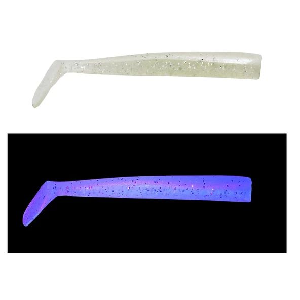 Mef Sargan 10cm 3 Adet Silikon Yem  UV Kristal - 1