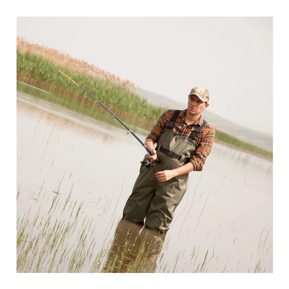 Polly Boot Orion Göğüs Tulum Çizme Yeşil  46 No - 3