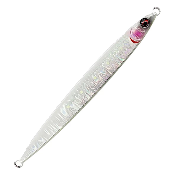 Savage Gear Sardine Slider 13 cm 60 gr Metal Jig Yem  UV White Glow