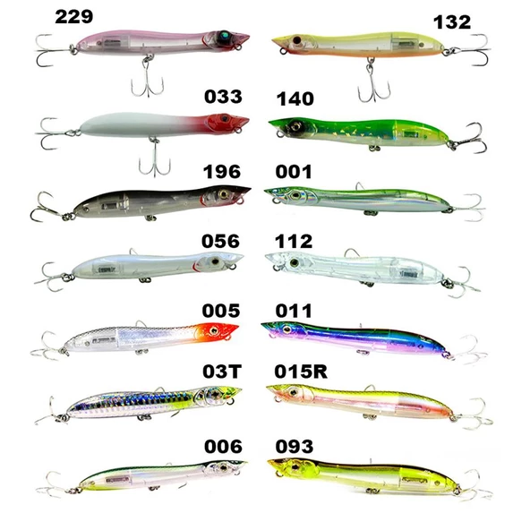 Fujin Z-Walker 100mm 11gr Su Üstü Maket Balık  03T Trans Iwashi ürün görseli