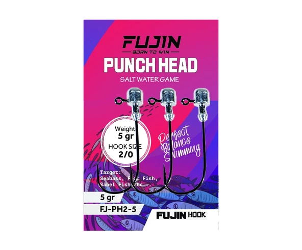 Fujin Punch Head Jig Head FJ-PH #2/0  5gr