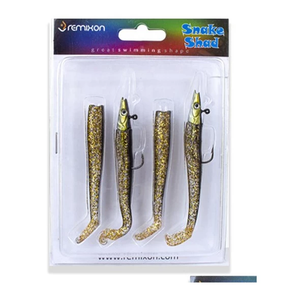 Remixon Snake Shad 11cm 10gr 4+2 Silikon Balık  09