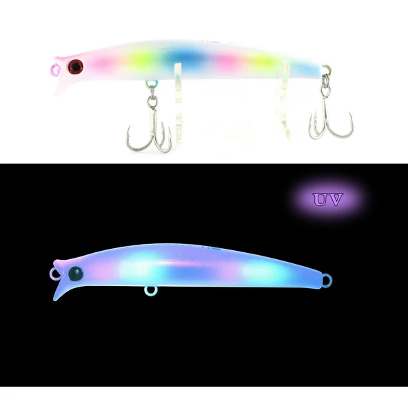 Ege Fish V Gaga 92mm 15.5 Gr Maket Balık  Glow Şeker Kerim