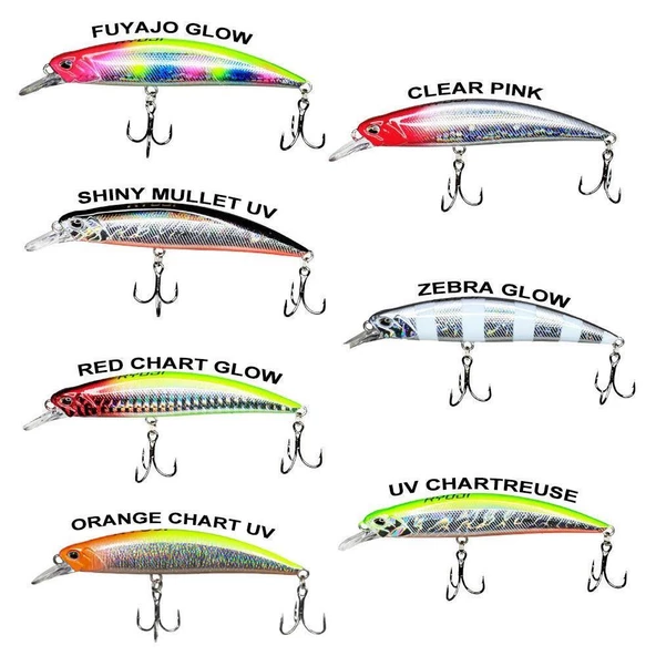 Ryuji Real Jerk Sinking 95mm 16gr Maket Balık  UV Chartreuse ürün görseli