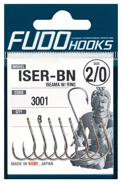 Fudo 3001 Iseama Delikli Pala Black Nikel İğne  2 No 11 Adet
