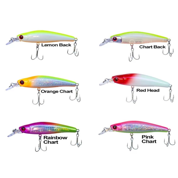Ryuji Bubble Bait 8cm 12gr Sinking Maket Balık  Red Chart - Resim 2