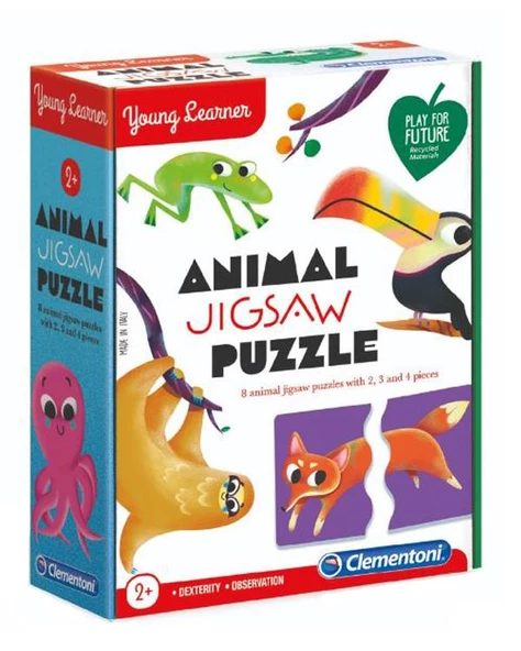 Clementoni Animal Puzzle Sevimli Hayvanlar Yapboz 75043