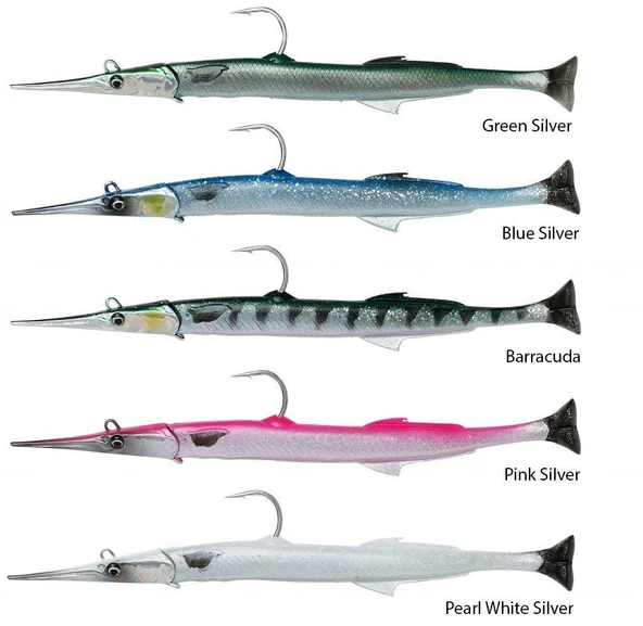 Savage gear Needlefish Pulsetail 2+1 14 cm 12g Suni Yem  Blue Silver