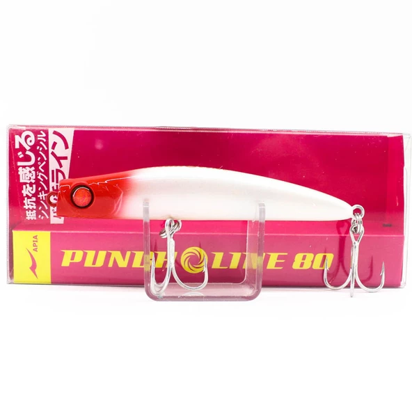 Apia Punch Line 80S 80mm 13gr Batan Maket Balık  01 Red Head