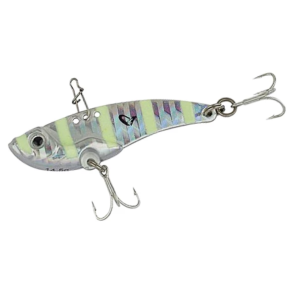 Savage gear 3D VIB Blade 4,5 cm 8,5gr Vibrasyon Yem  Glow Zebra
