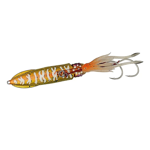 Savage Gear Swimsquid Inchiku 9.7cm 150gr Silikon Kalamar  Orange Gold Glow ürün görseli