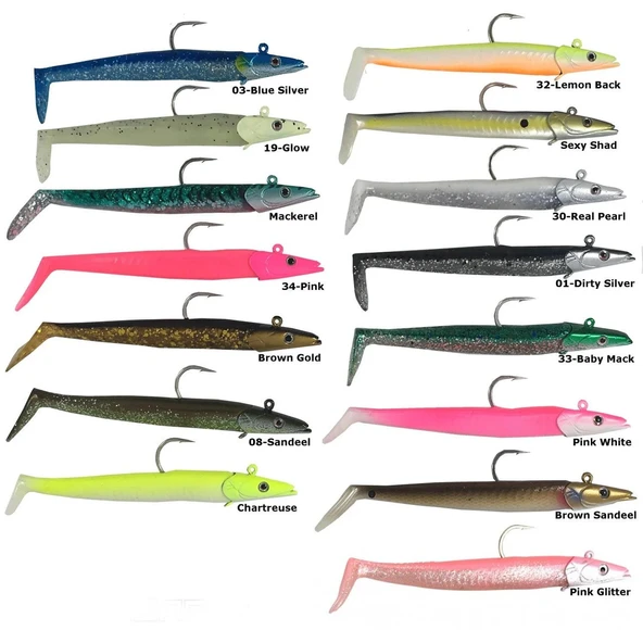 Savage Gear Sandeel 12.5 cm 23 gr 2+1 Adet Silikon Yem  Baby Mack ürün görseli