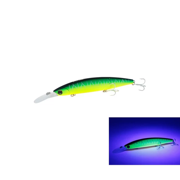 Fujin Deeper 125S-DR Slow Sinking Maket Balık 025 Mat Tiger