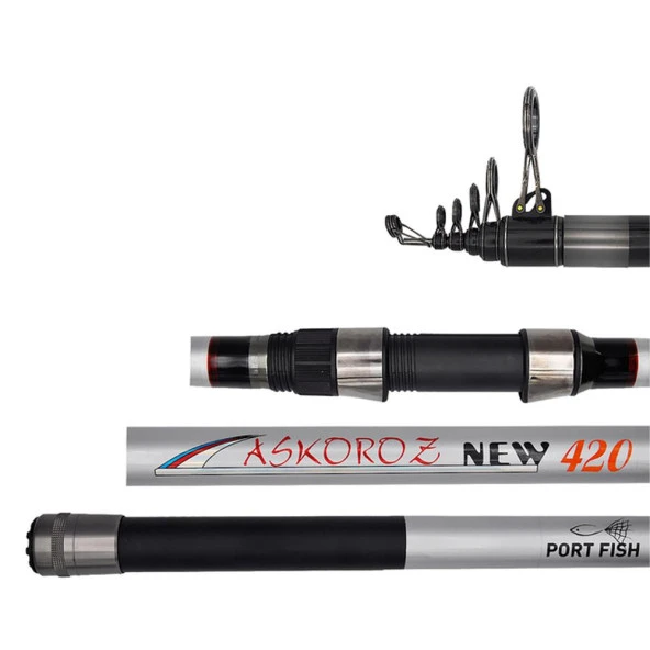 Portfish Askoroz New 420cm 100 - 250gr Teleskopik Surf Kamış - 2