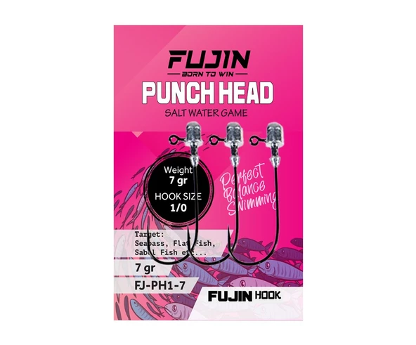 Fujin Punch Head Jig Head FJ-PH #1/0  7gr