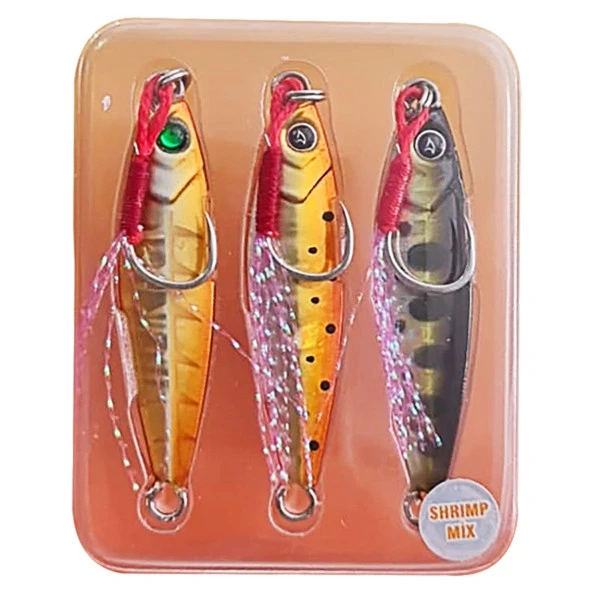 HanFish Slap Jigs Shrimp Mix 7gr LRF Jig Yem ürün görseli 1