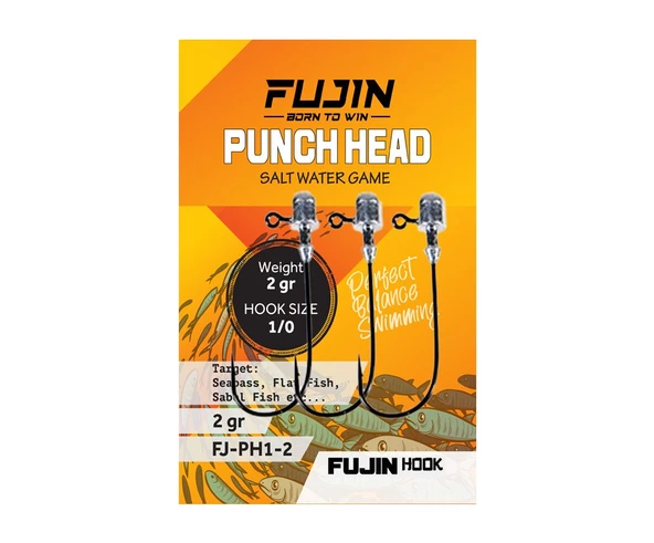 Fujin Punch Head Jig Head FJ-PH #1/0  2gr