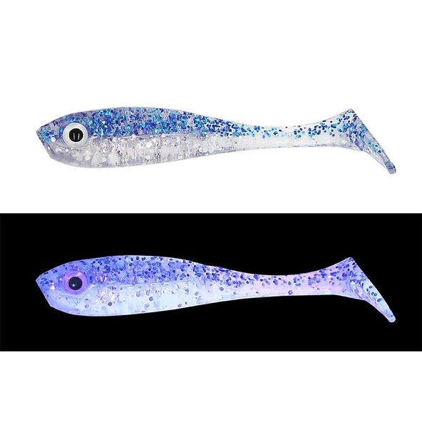 Mef Gümüş 5cm 5 Adet Silikon Yem  UV Yıldız ürün görseli 1