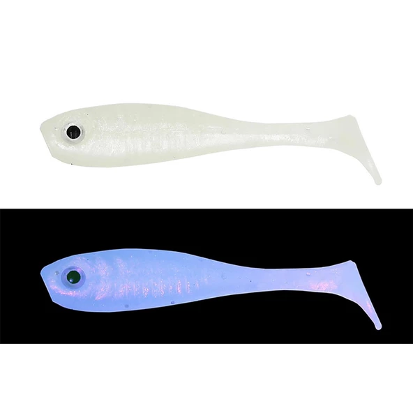 Mef Gümüş 5cm 5 Adet Silikon Yem  UV Sedef