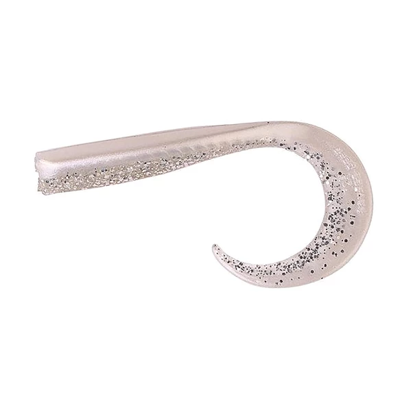 Savage gear LB Sandeel Curltail 10 cm 5 Adet Silikon Yem  Pearl Silver