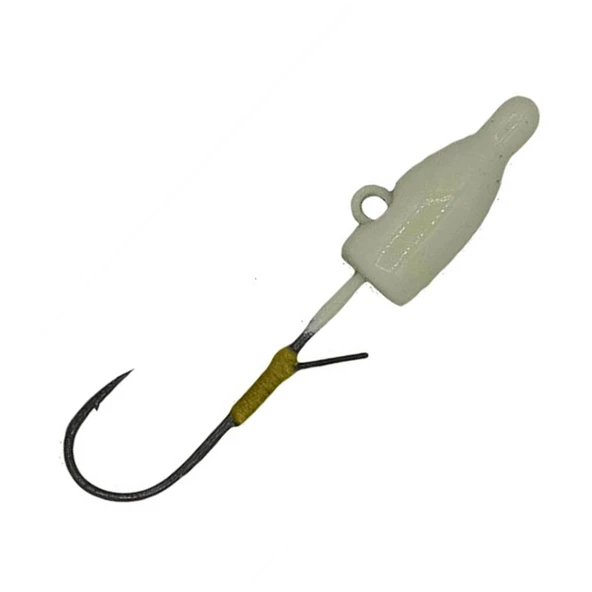 Owner 11606 JH-83G Mebaru Dama Glow Lrf Jig Head  0.4 Gr 10 No