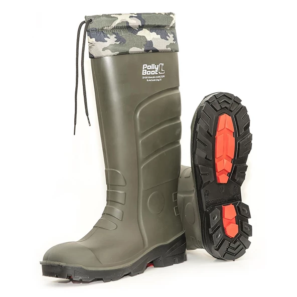 Polly Boot Galaxy Vega Koyu Haki - Yeşil Boğazlı Çizme   47 No