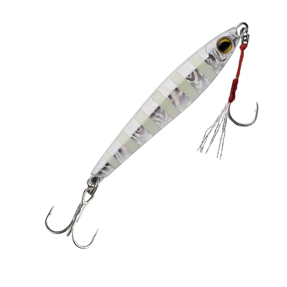 Apia Seiryu Hyper 15gr Metal Jig Yem  10 Zebra Glow