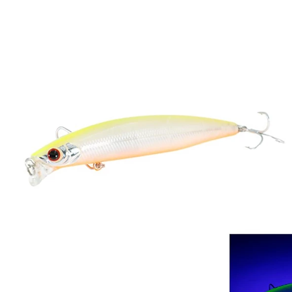 Fujin Joker 97mm 13.7gr SSR Floating Maket Balık  126 Chart Back Pearl - 1