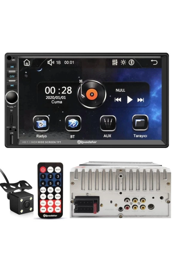 Roadstar Rd7100 7" Bluetooth Lu Double Din Teyp Uyumlu