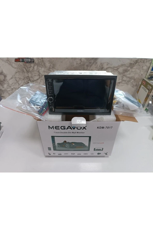 megavox Kd-7017 7inç Double (dabıl) Video Bluetooth Aux Usb Geri Görüş Kamerası