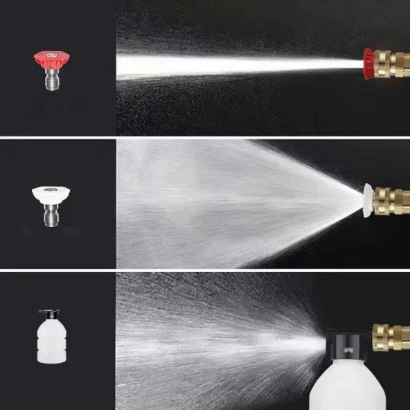 Valkyrie 300W Şarjlı Oto Yıkama Tabancasi Yüksek Basınçlı Hazneli Sulama Püskürtme Yıkama Akülü Çantalı Tabancasi 15.000mAh -  8106 - 7