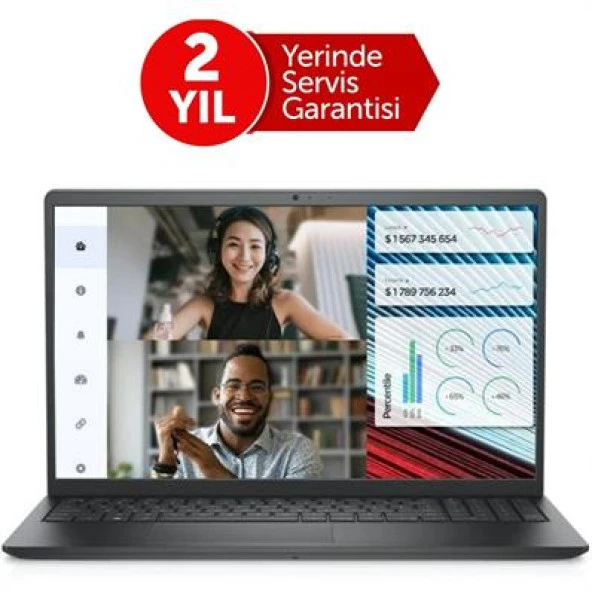 DELL VOSTRO 3520 I5-1235U 8GB 512GB SSD 15.6" FHD FREEDOS NOTEBOOK, 1x8GB, 2xRamSlot, NVMe, Ethernet, 2 Yıl Yerinde Garanti