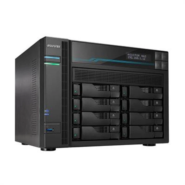 ASUSTOR AS6508T 8 BAY NAS(8X22TB Desteği), 8GB DDR4, M.2 x2, 10GbE x2, 2.5 GbE x2 DEPOLAMA ÜNİTESİ - 2