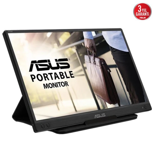 ASUS ZENSCREEN MB166C 15.6 TASINABILIR USB MONITOR IPS 1920x1080 5MS USB-C 3YIL MAT EKRAN DUSUK MAVI ISIK - 2